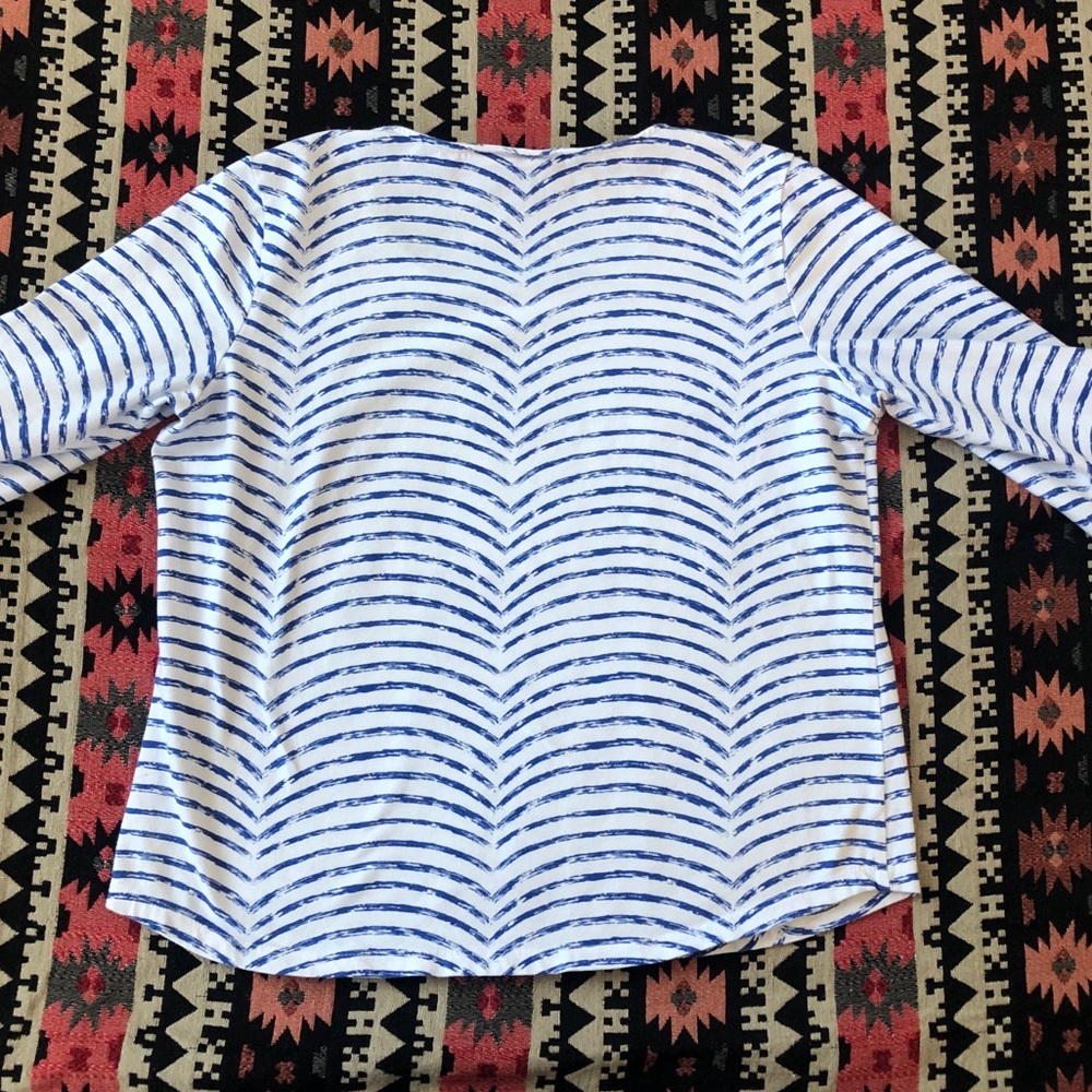 Chico’s Striped Top - Picture 6 of 6
